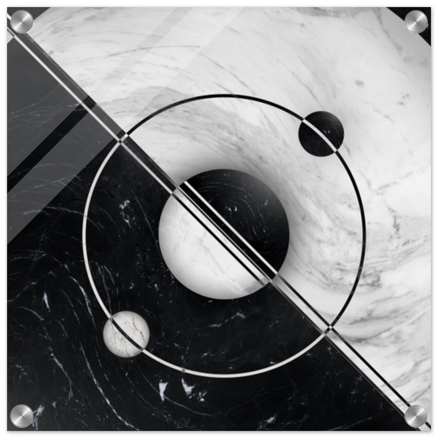 Cosmic Harmony - Acrylic Print Print Material Creator Collective 40x40 cm / 16x16″