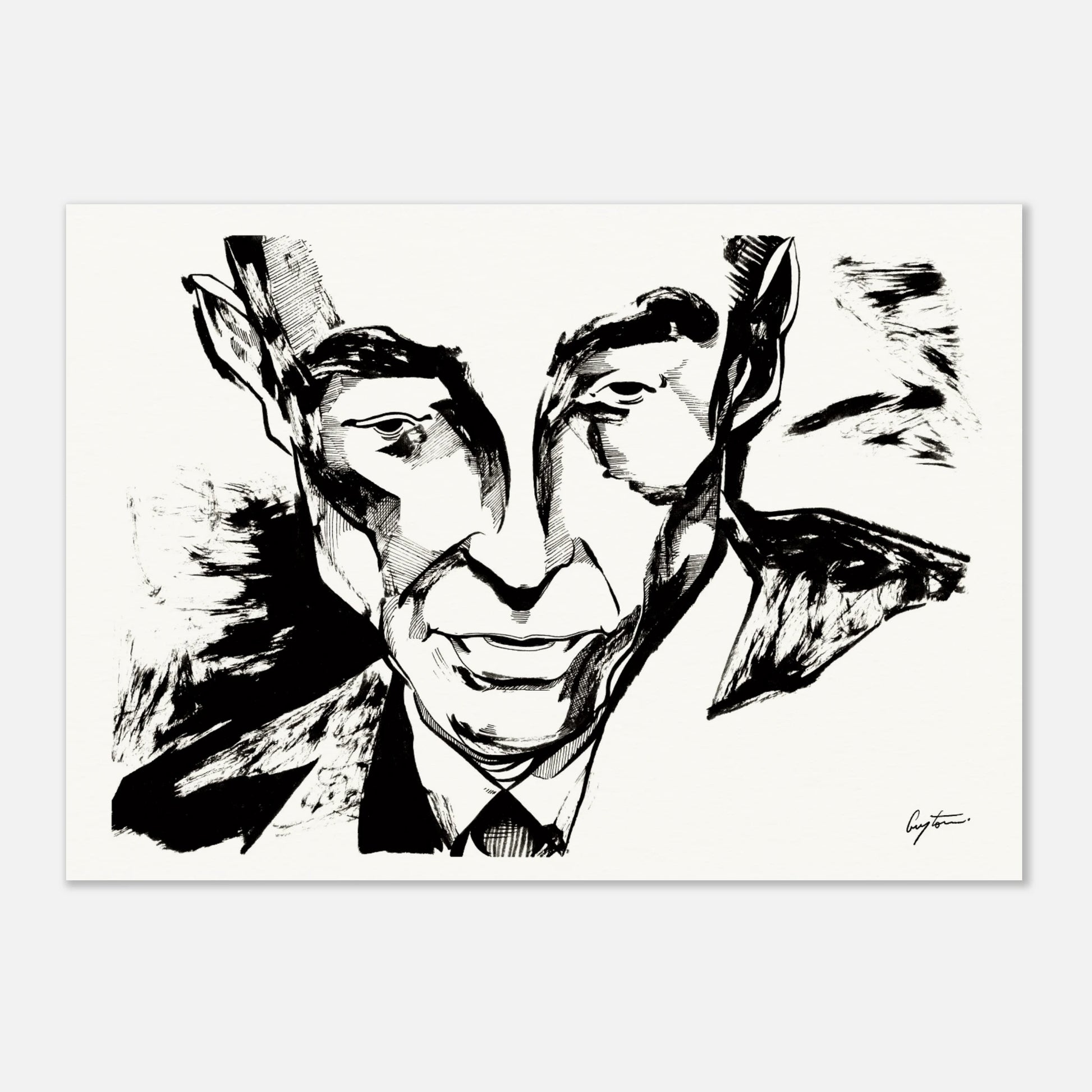 Oppenheimer - Museum-Quality Matte Paper Poster A4 21x29.7 cm / 8x12″ Print Material CreatorCollective