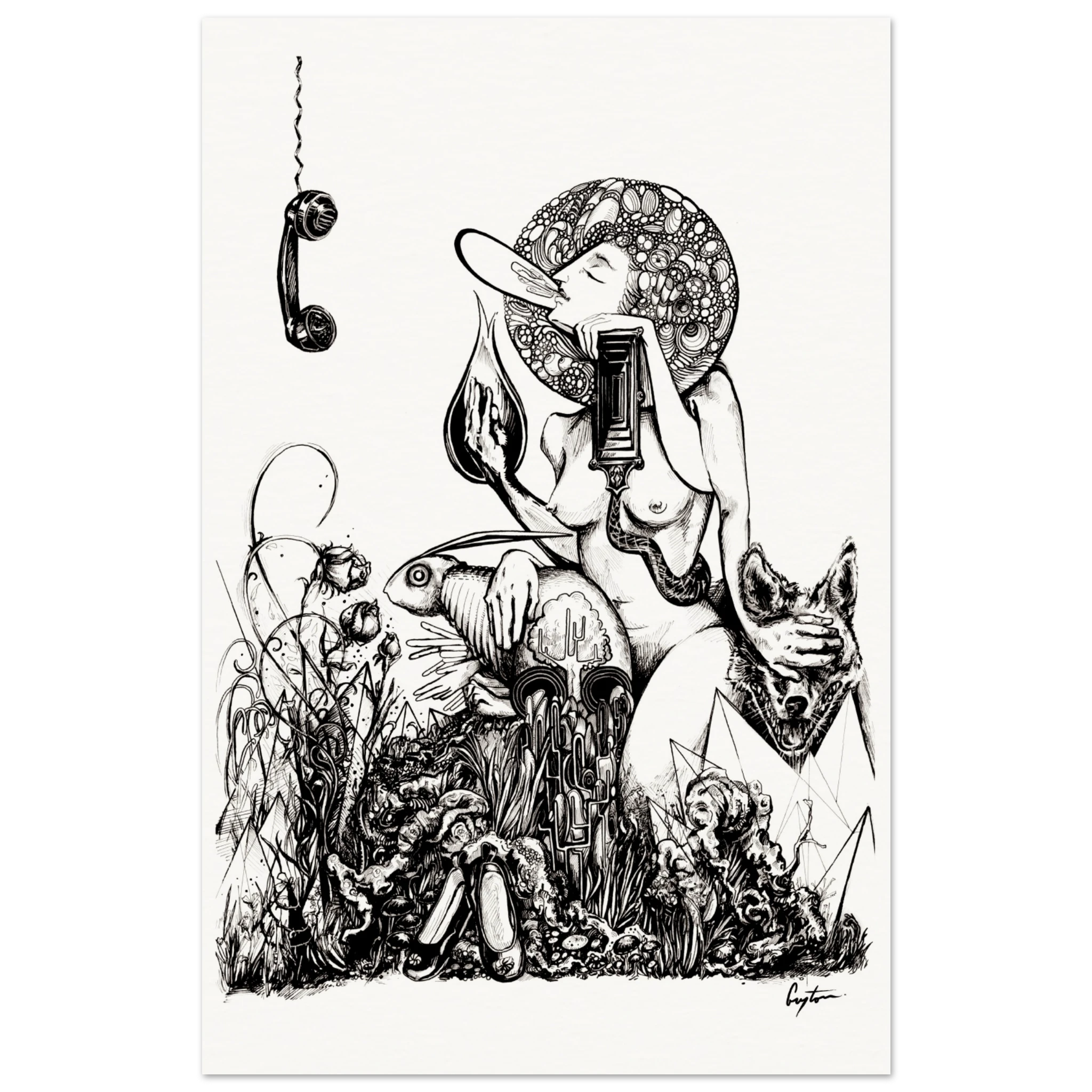 Receiver - Museum-Quality Matte Paper Poster 28x43  cm / XL (11x17″)