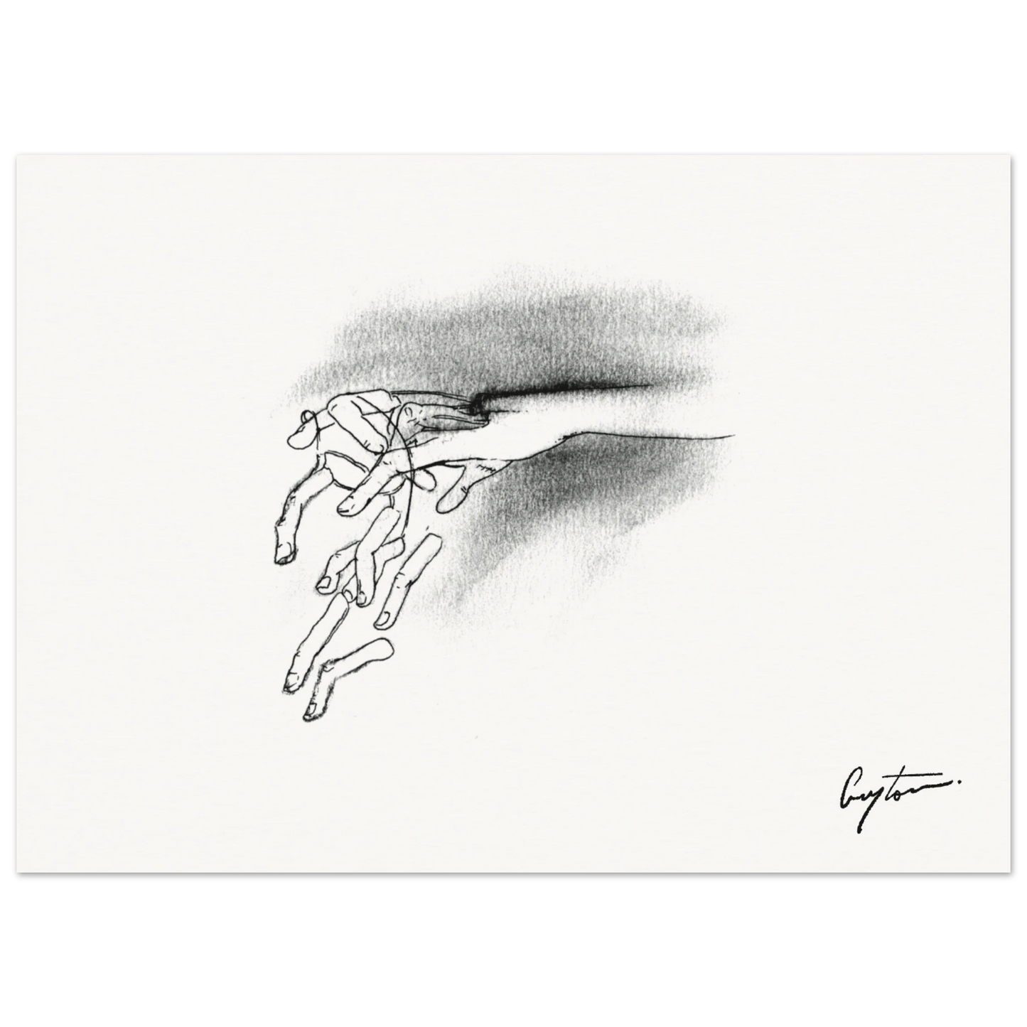 String Scissor Run - Museum-Quality Matte Paper Poster 13x18 cm / 5x7″ Print Material Creator Collective Default Title