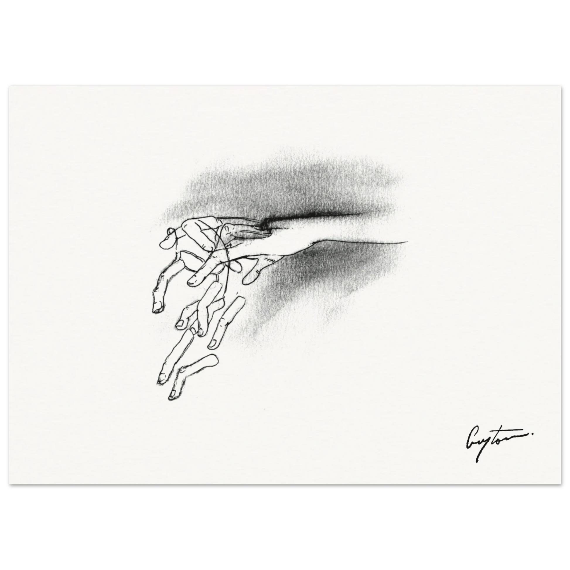 String Scissor Run - Museum-Quality Matte Paper Poster 13x18 cm / 5x7″ Print Material Creator Collective Default Title