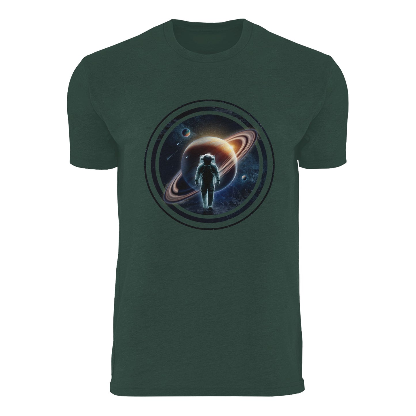 Celestial Wanderer - Unisex Heavyweight Crewneck T-Shirt Print Material CreatorCollective S royal pine