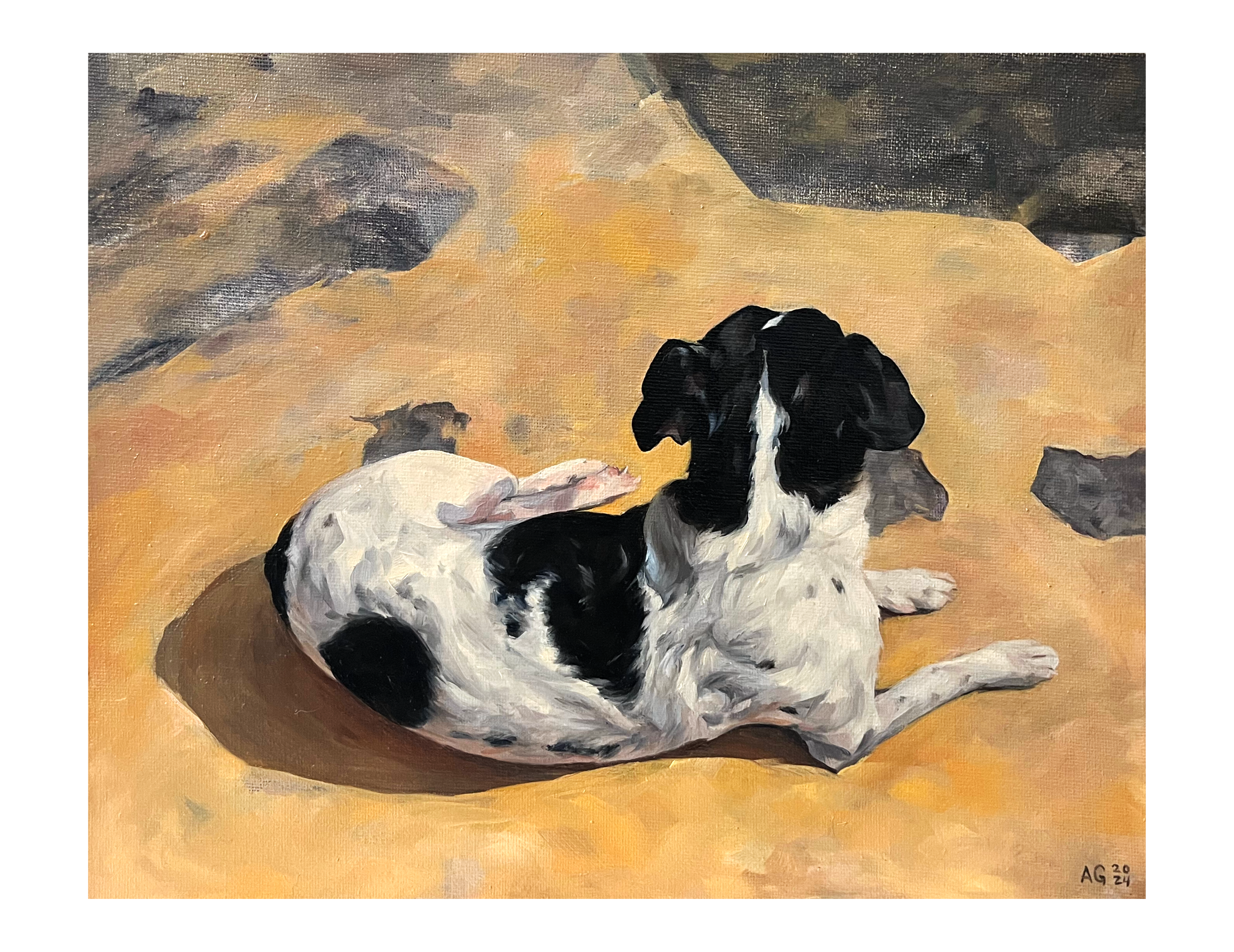 Little Portuguese Dog - Museum-Quality Matte Paper Poster 11x14