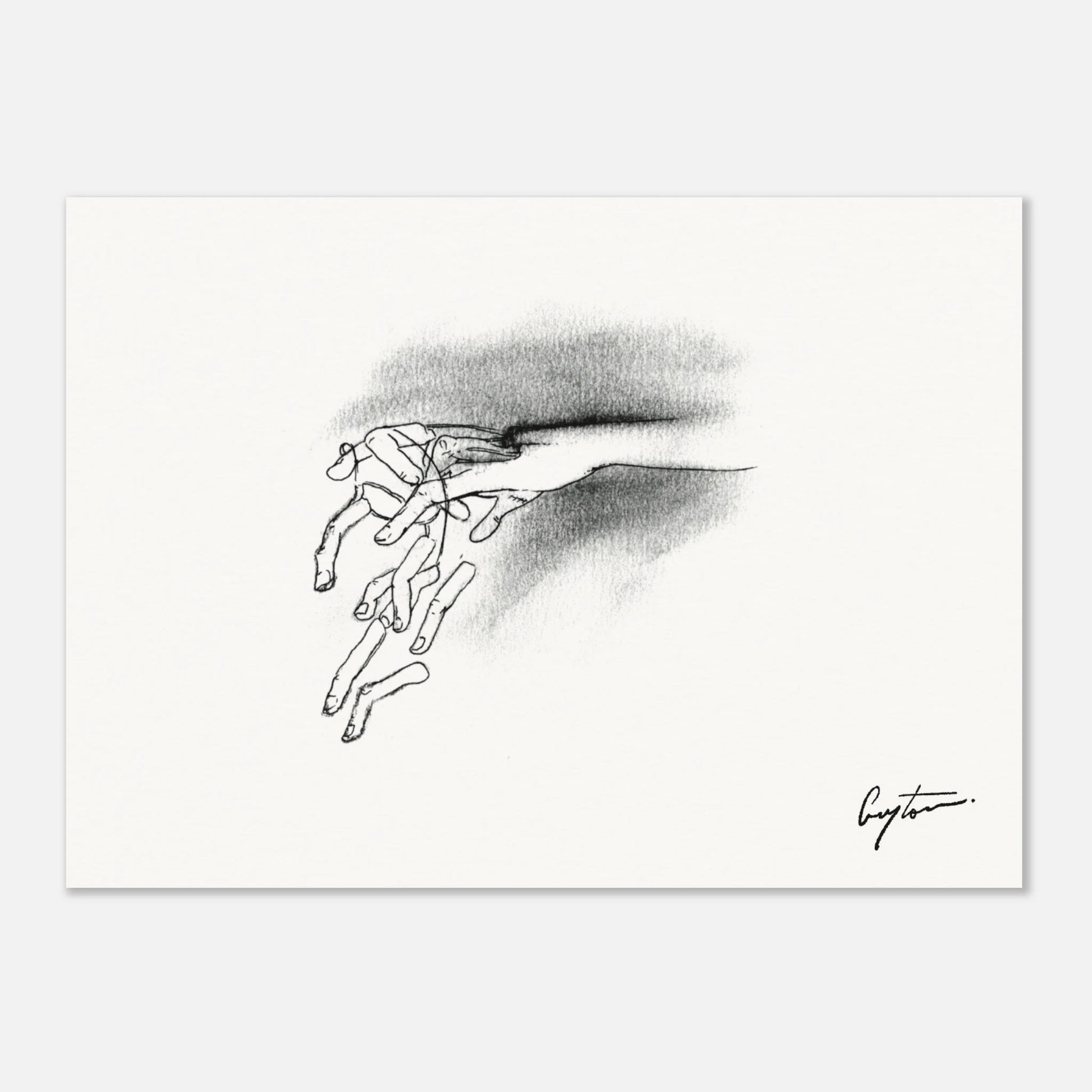 String Scissor Run - Museum-Quality Matte Paper Poster 13x18 cm / 5x7″ Print Material Creator Collective