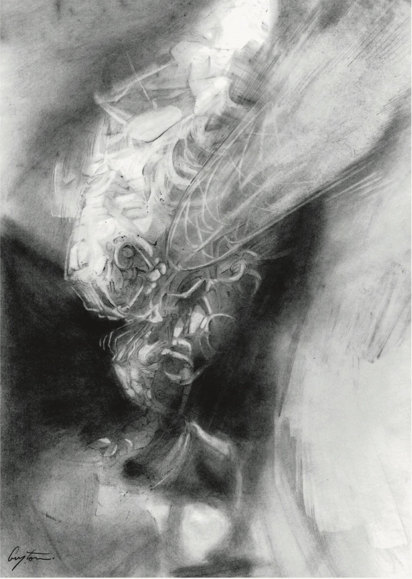 Reaching into their reflection 8x12