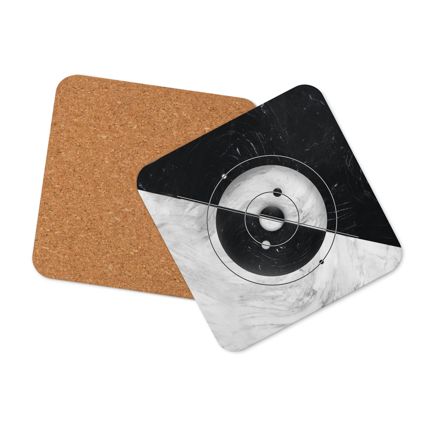 Cosmic Harmony - Cork-back coaster Print Material Creator Collective Default Title
