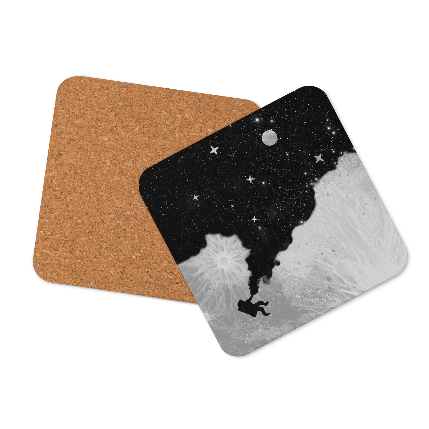 Astro Drifts - Cork-back coaster CreatorCollective Default Title