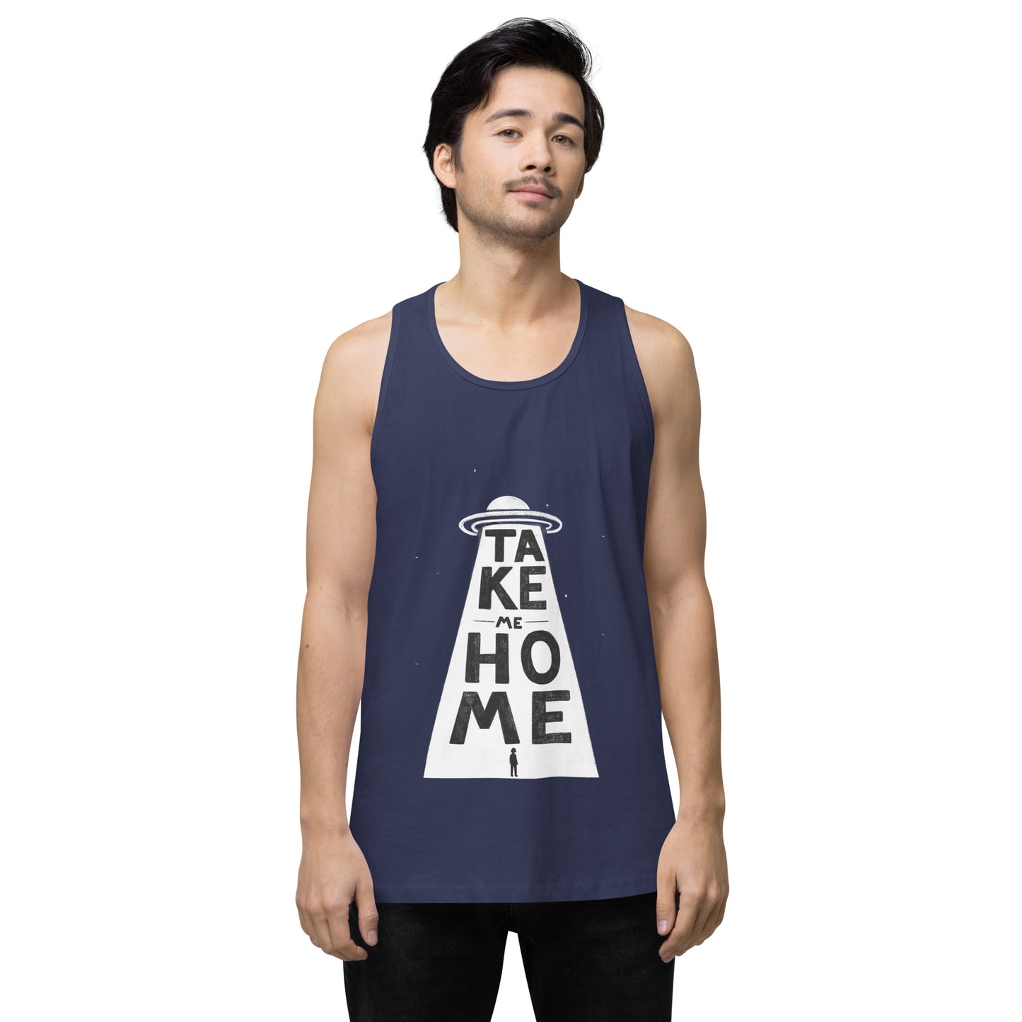 UFO - Men’s premium tank top CreatorCollective Harbor Blue S