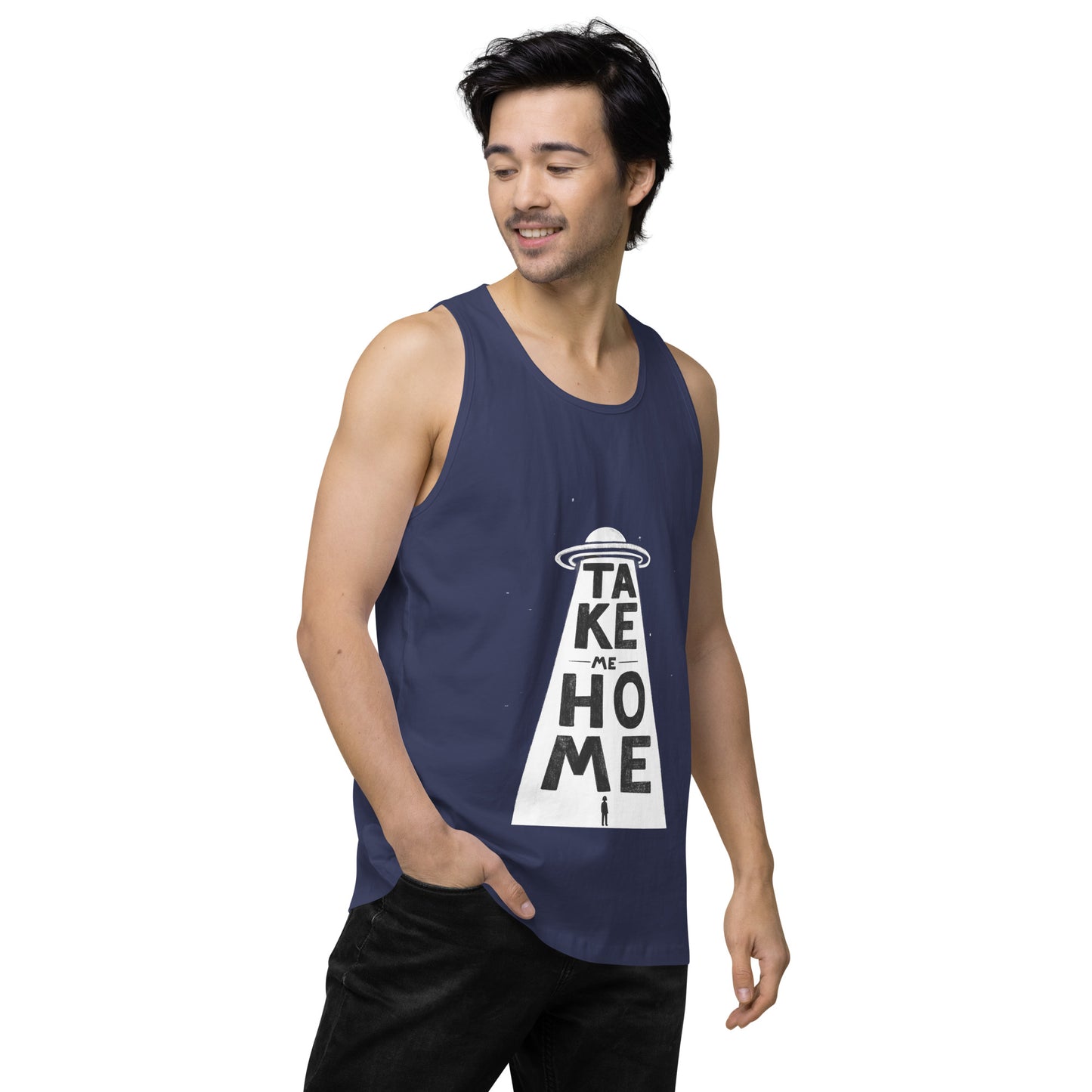 UFO - Men’s premium tank top CreatorCollective