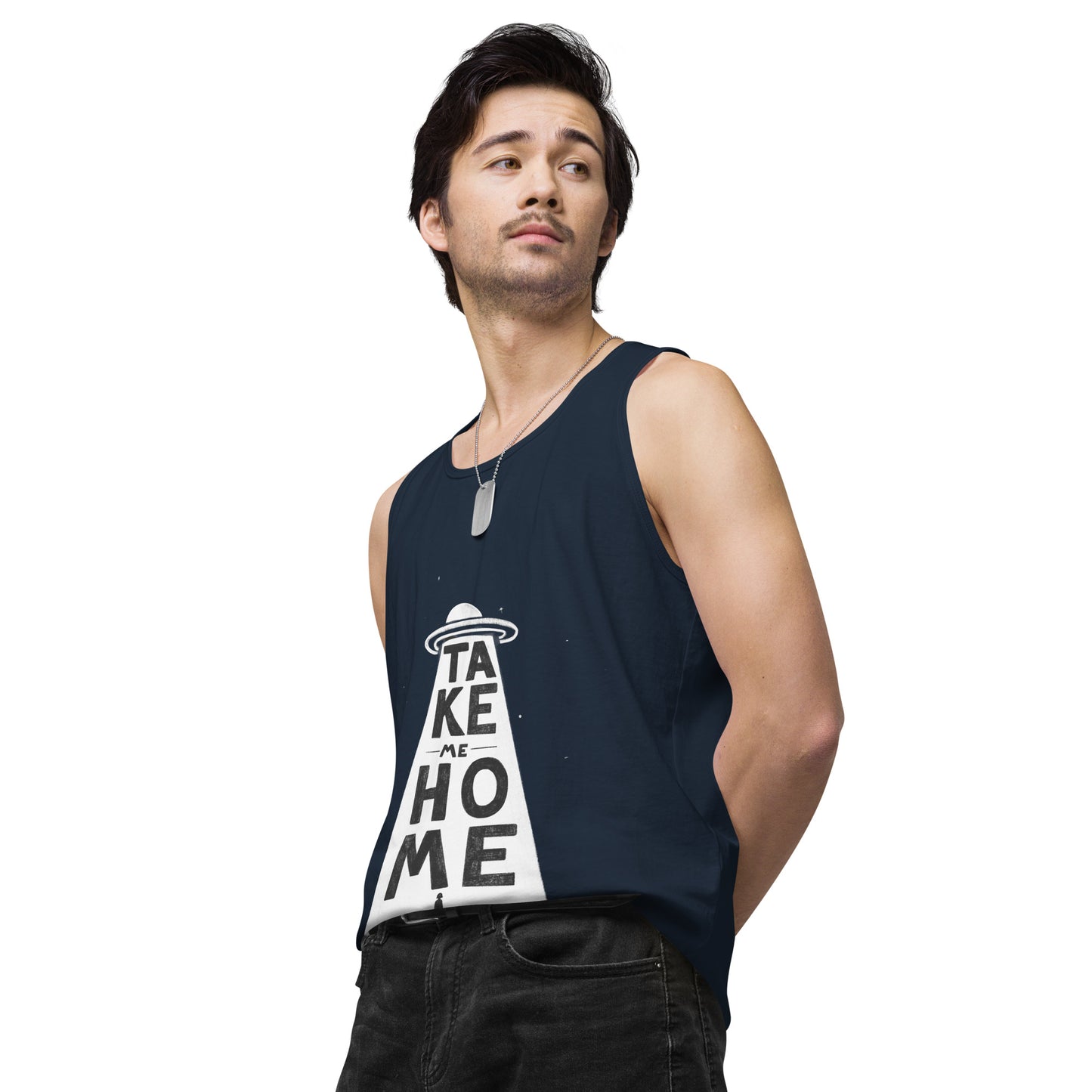 UFO - Men’s premium tank top CreatorCollective