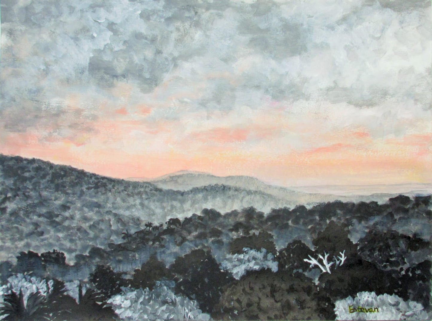 Grisaille Landscape Series: Early Morning Beach Run Creator Collective