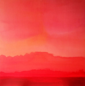 The Calm of Dusk Becomes Full Moon and the Boundary of Pleasures a Blurred Memory Painting