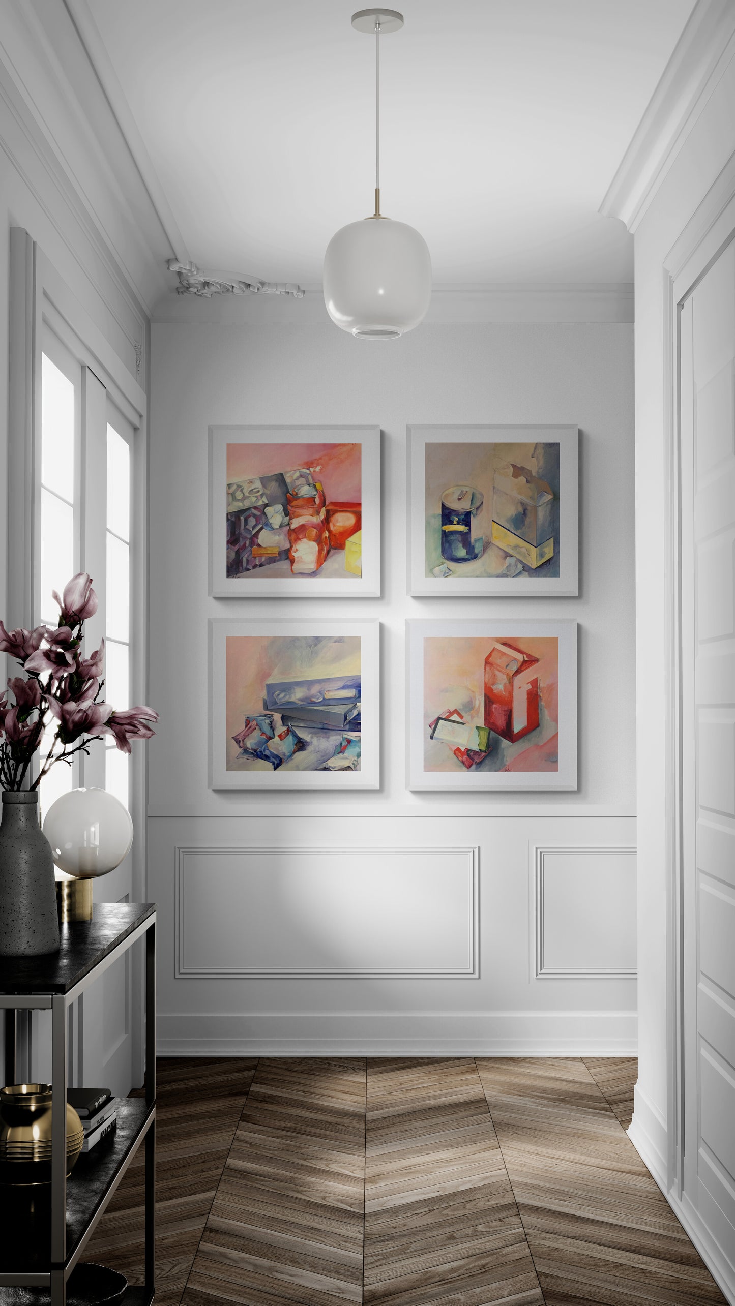 Still Life Series of 4 Pieces by Cecilia